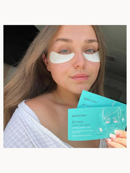 BEAUTYPRO Retinol Under Eye Patch (3 Pairs) - Application
