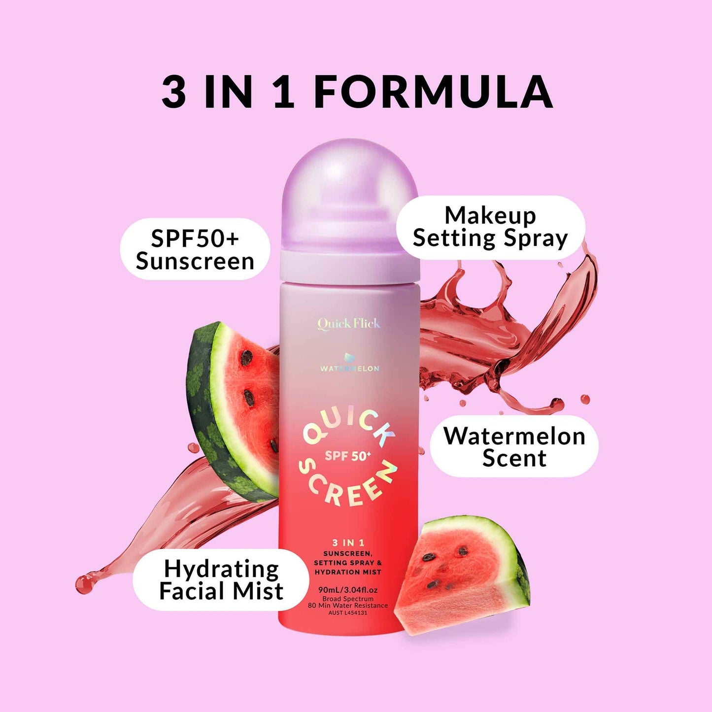 Quick Flick Glow to Go Gift Pack - Application