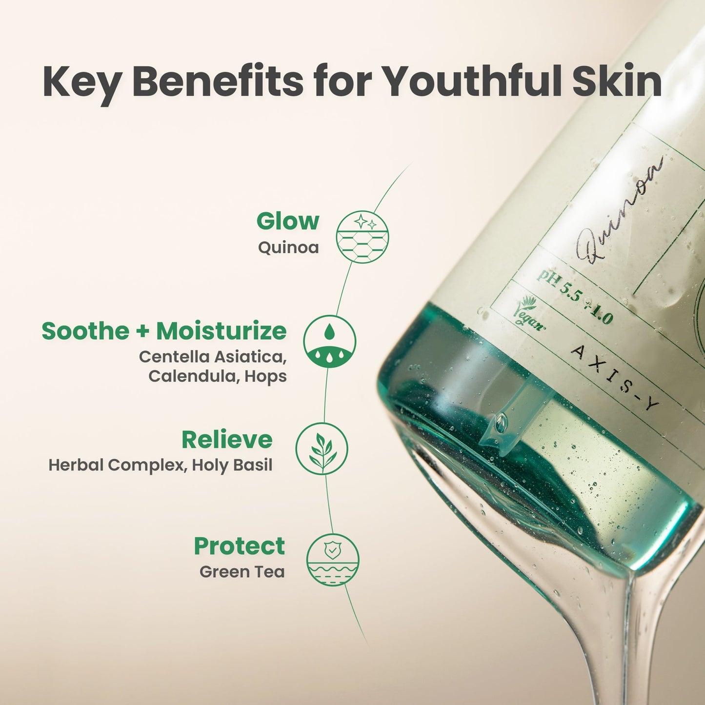 AXIS-Y Quinoa One-Step balanced Gel Cleanser - Image 4