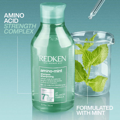 Redken Amino Mint Shampoo - Application