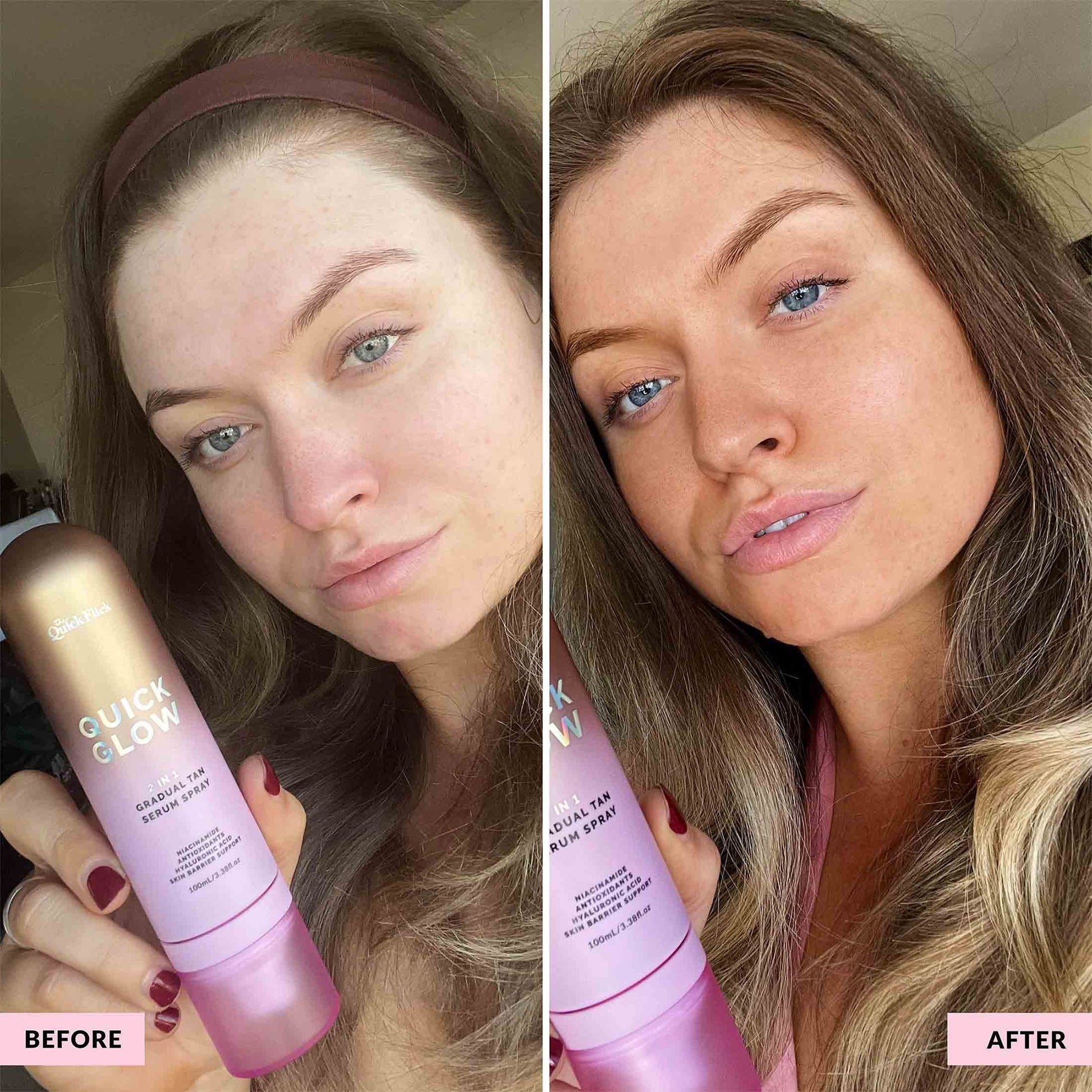 Quick Flick Quick Glow Gradual Tan Serum Spray - Image 4