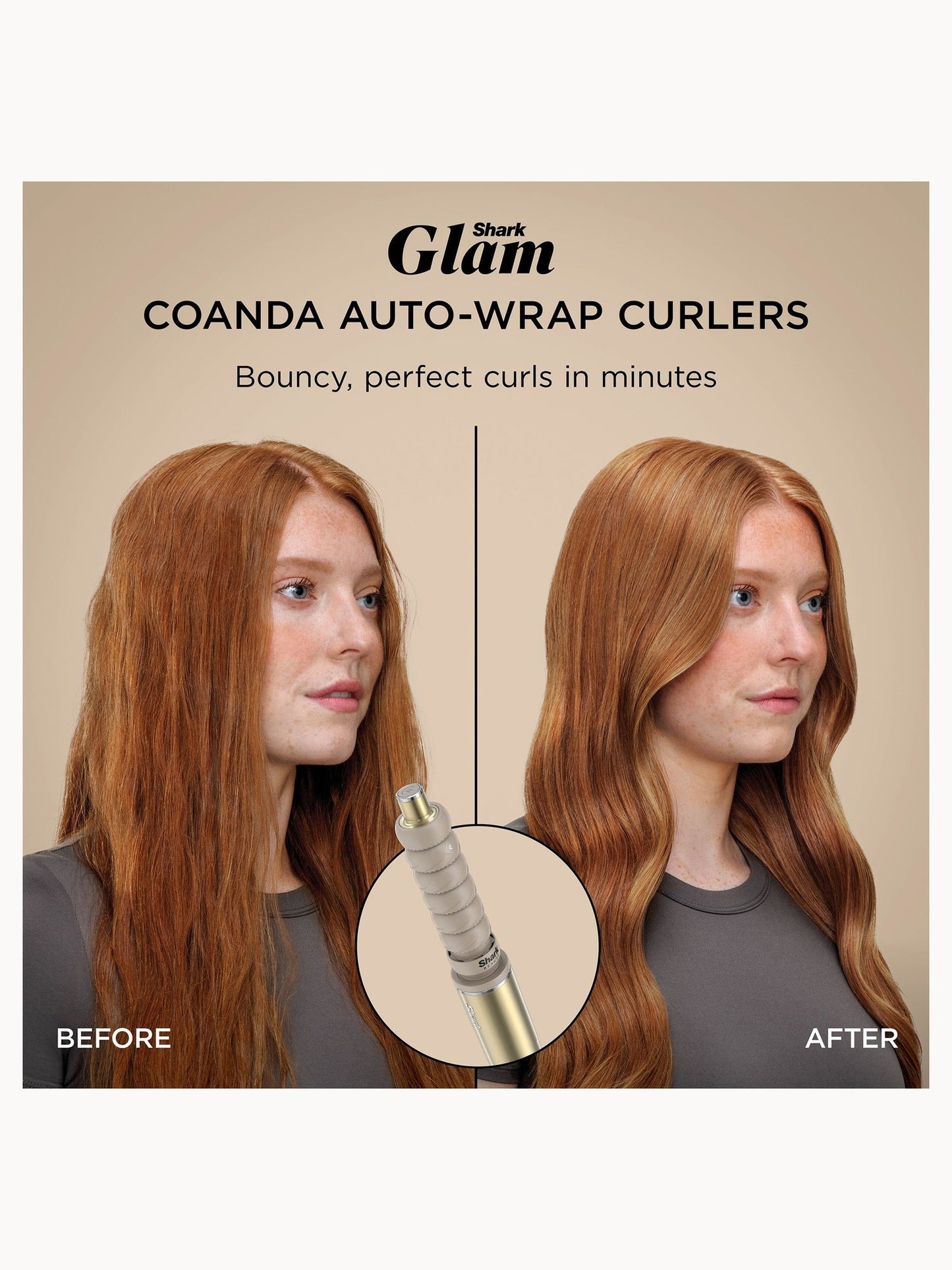 SHARK Glam 5-in-1 Hot Tool Air Styling + Drying System Gold - For Straight, Sleek, Wavy and Bouncy Styles - Image 7