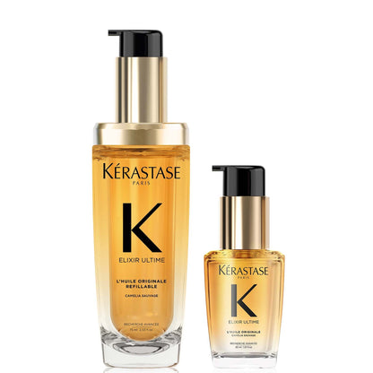 Kérastase Elixir Ultime L'Huile Originale Hair Oil and Elixir Ultime Hair Oil Travel Size Duo