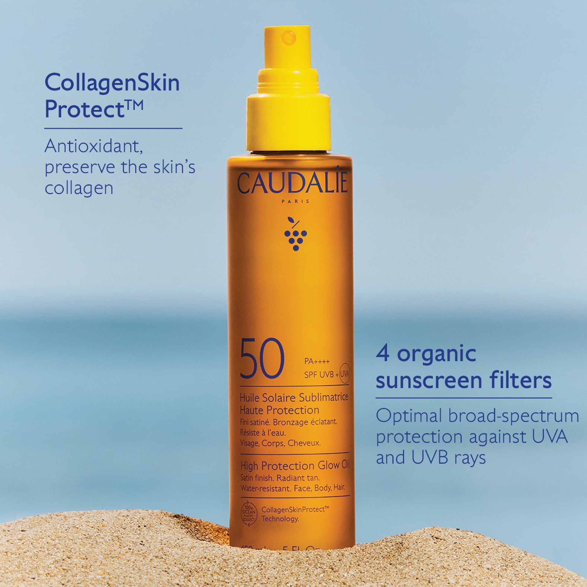 Caudalie High Protection Glow Oil SPF50 - Image 5