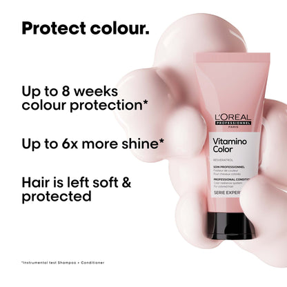 L'Oréal Professionnel Vitamino Colour Shampoo & Conditioner Bundle Set - Application
