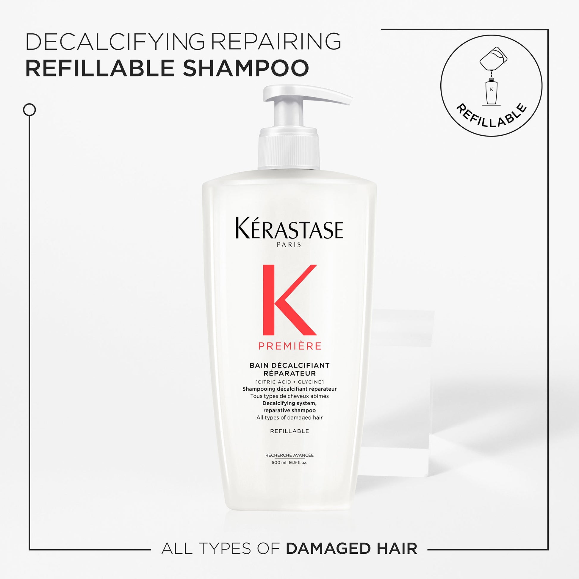 Kérastase Première Shampoo Decalcifying & Repairing Refillable Bottle - Product Details