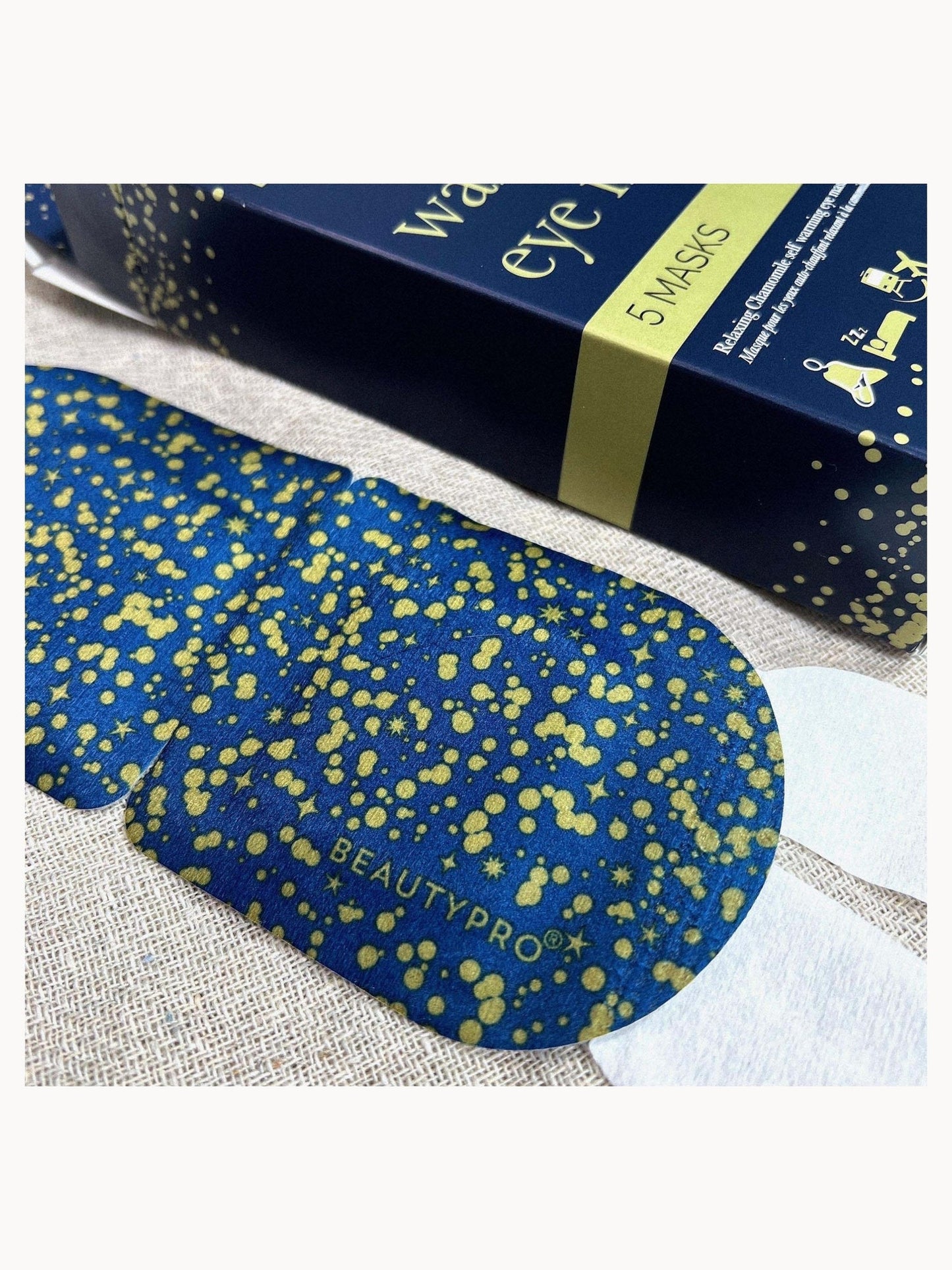 BEAUTYPRO Warming Eye Mask (Pack of 5) - Application