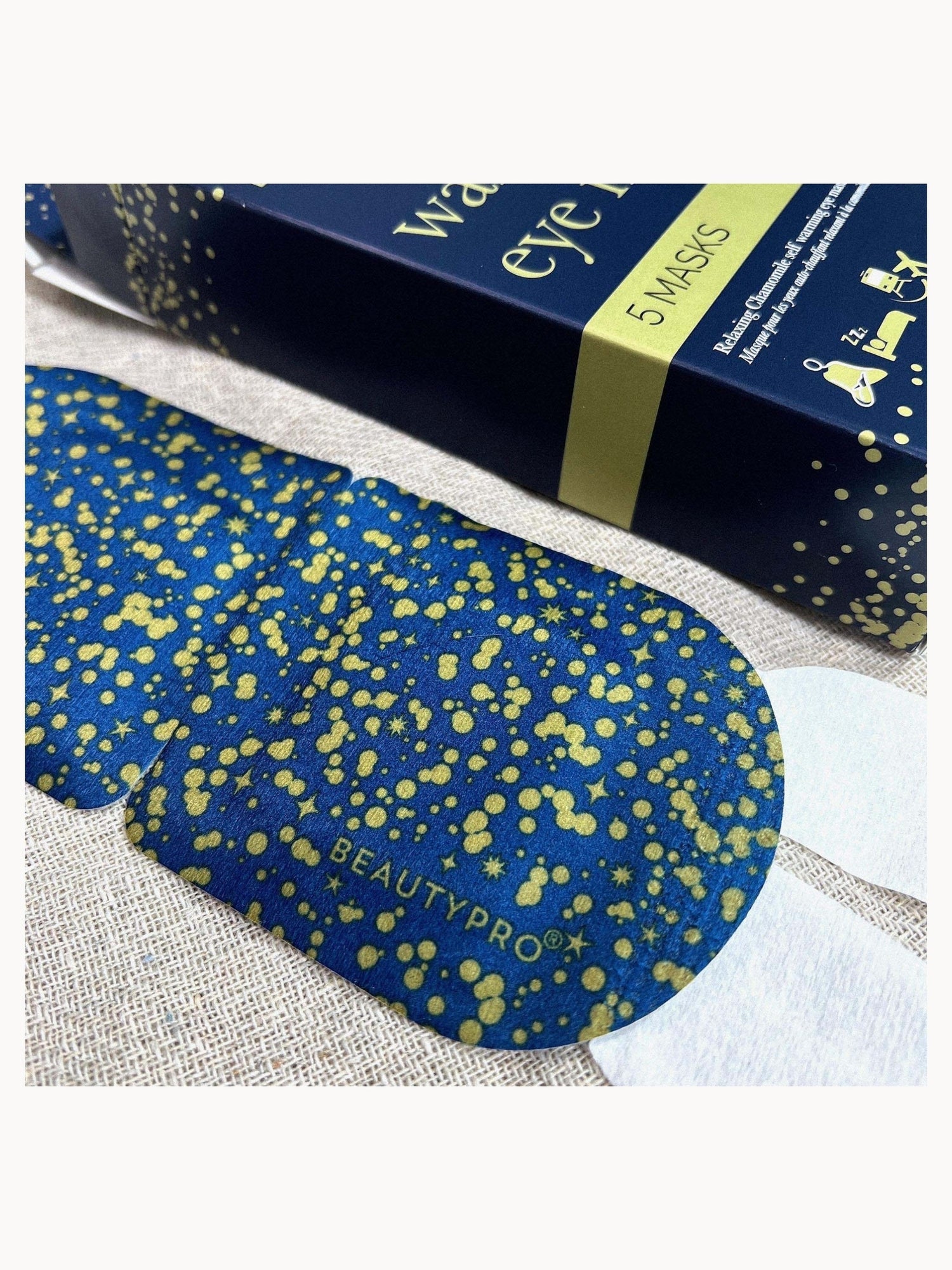 BEAUTYPRO Warming Eye Mask (Pack of 5) - Application