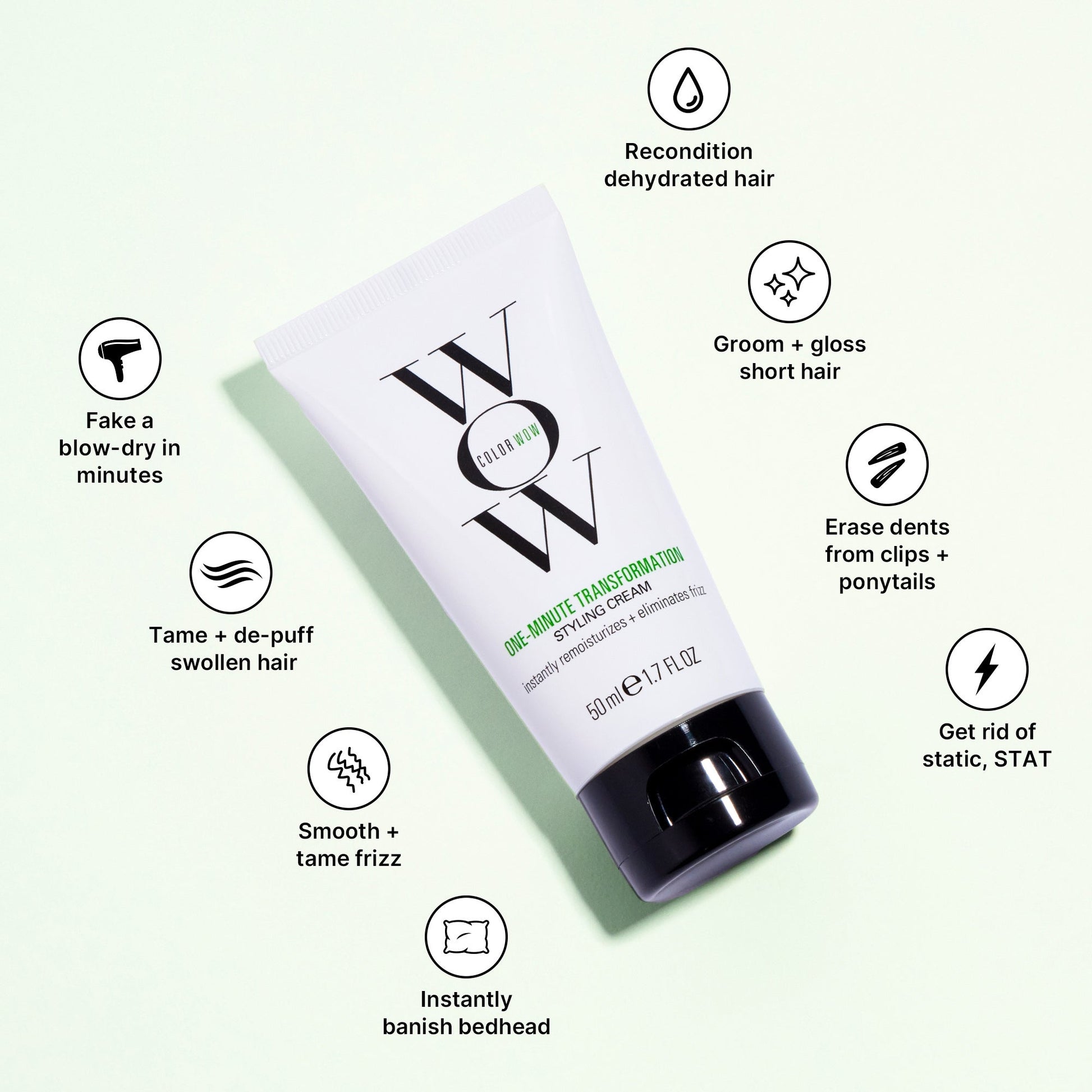 Color Wow Travel One Minute Transformation Styling Cream - Image 4
