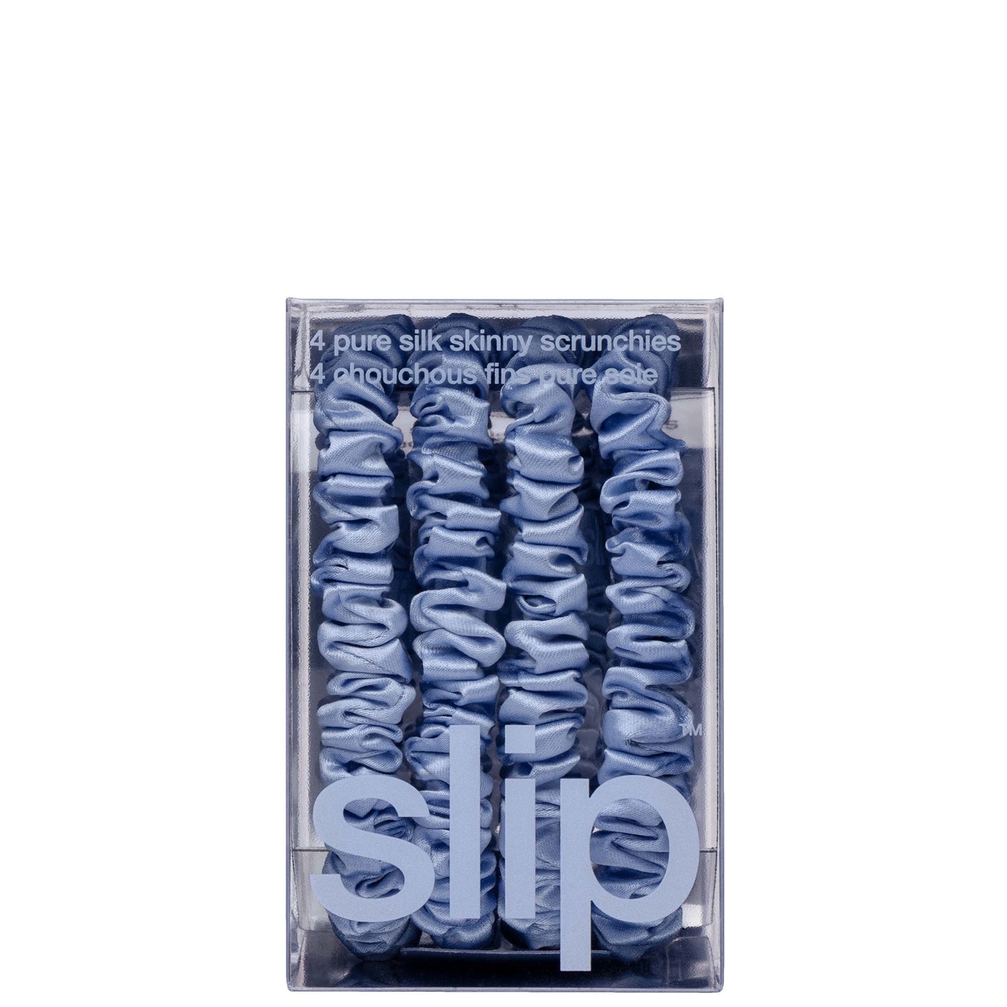 Slip Pure Silk Skinny Scrunchies - Cornflower - Image 7