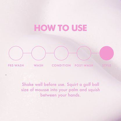 Umberto Giannini Wavy Whip Style Control Mousse - Image 7
