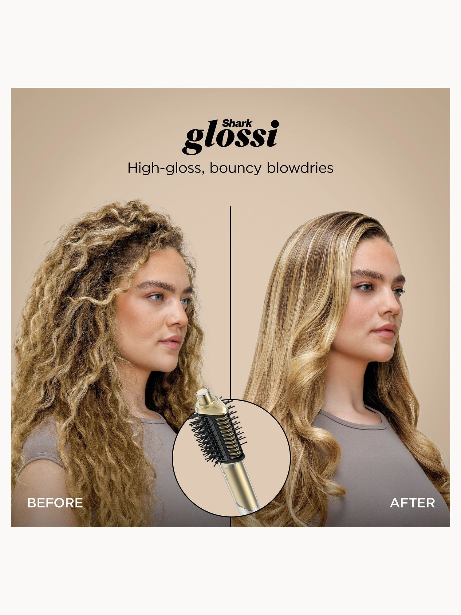 SHARK Glam 5-in-1 Hot Tool Air Styling + Drying System Gold - For Straight, Sleek, Wavy and Bouncy Styles - Image 10