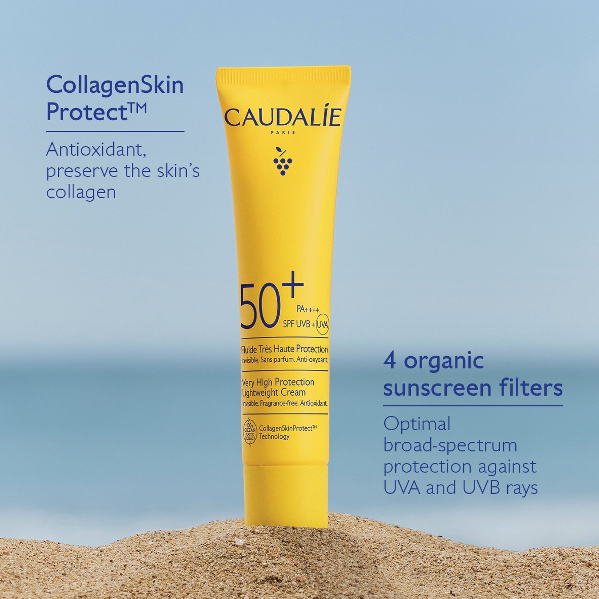 Caudalie Very High Protection Lightweight Cream SPF50+ - Image 5