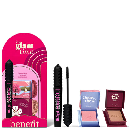 Benefit It’s Glam Time Full-Size Mascara and Mini Blush and Bronzer Gift Set