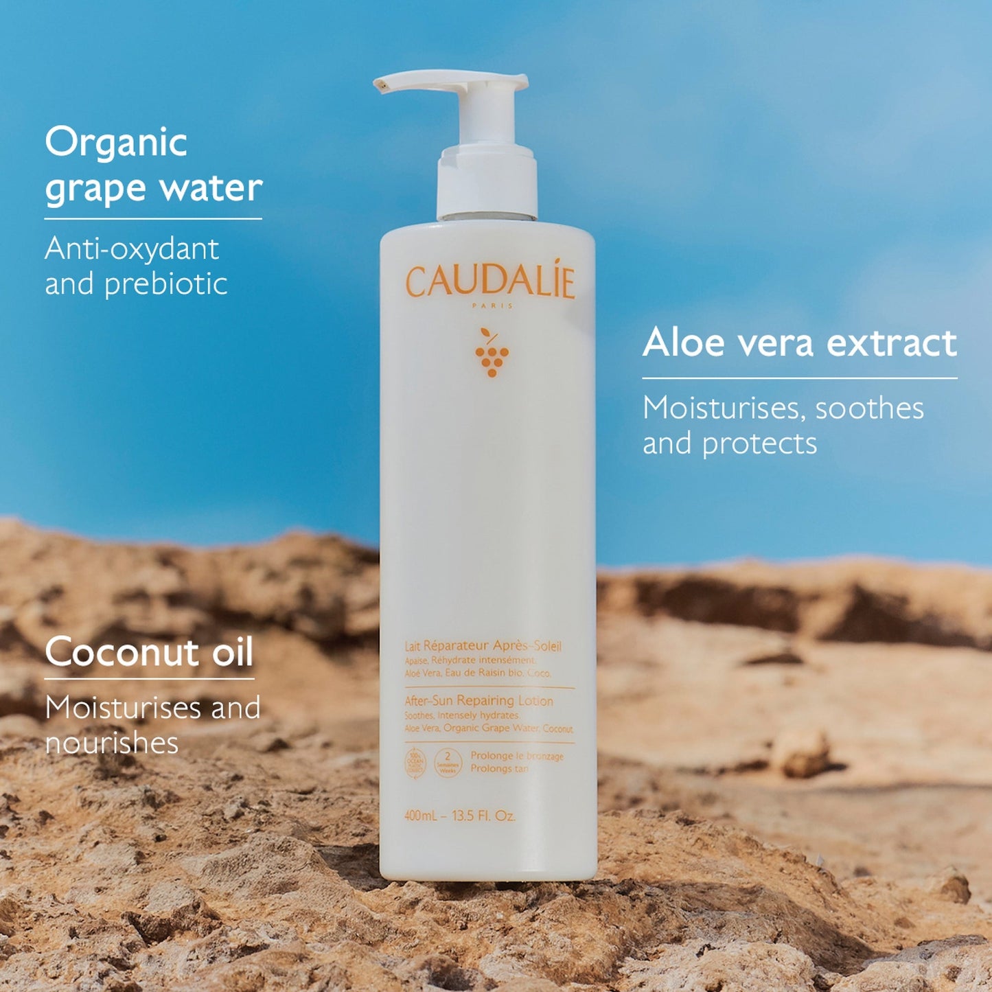 Caudalie After-Sun Repairing Lotion - Image 5