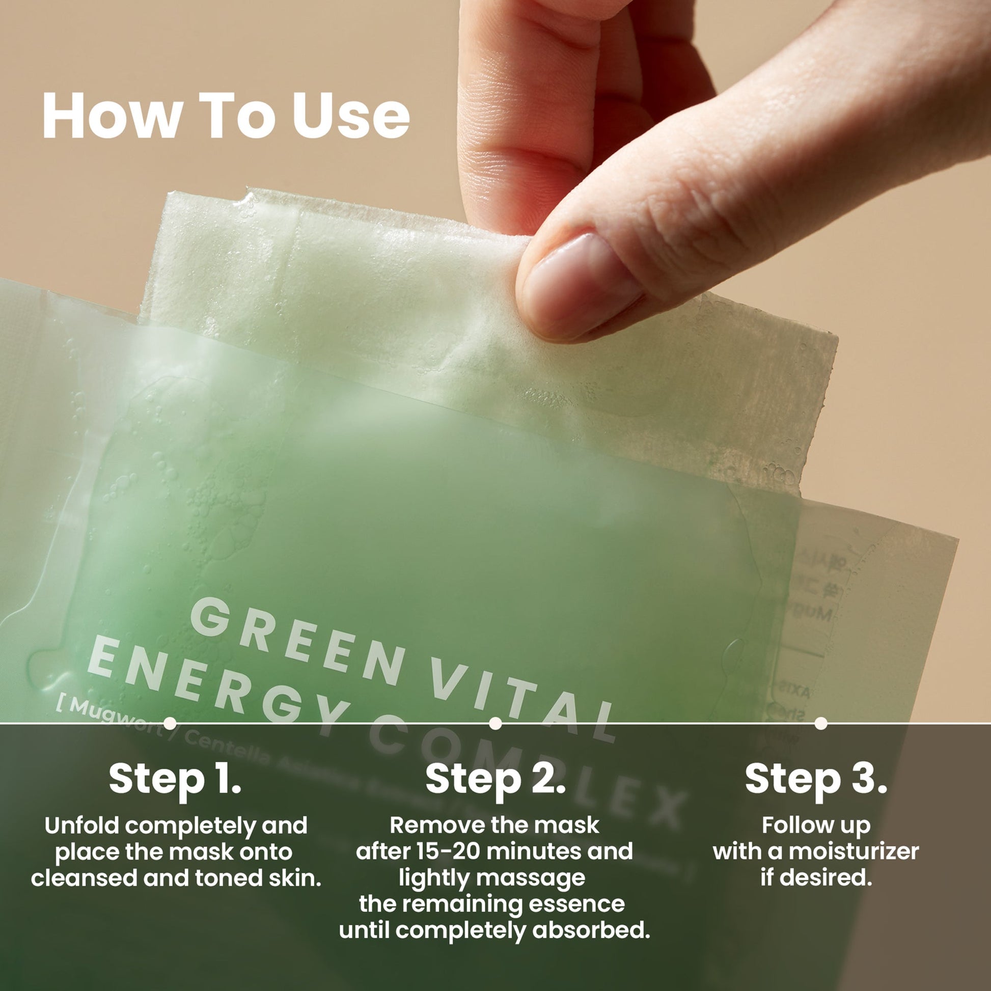AXIS-Y Green Vital Energy Complex Mask 5ea - Image 6