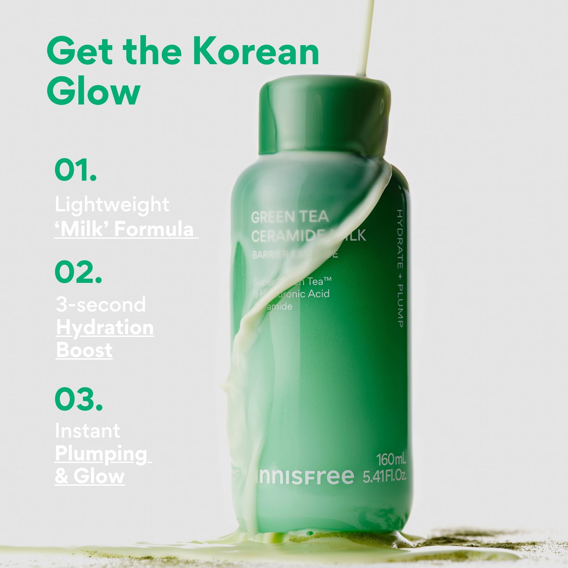 Innisfree Green Tea Ceramide Milk - Image 4