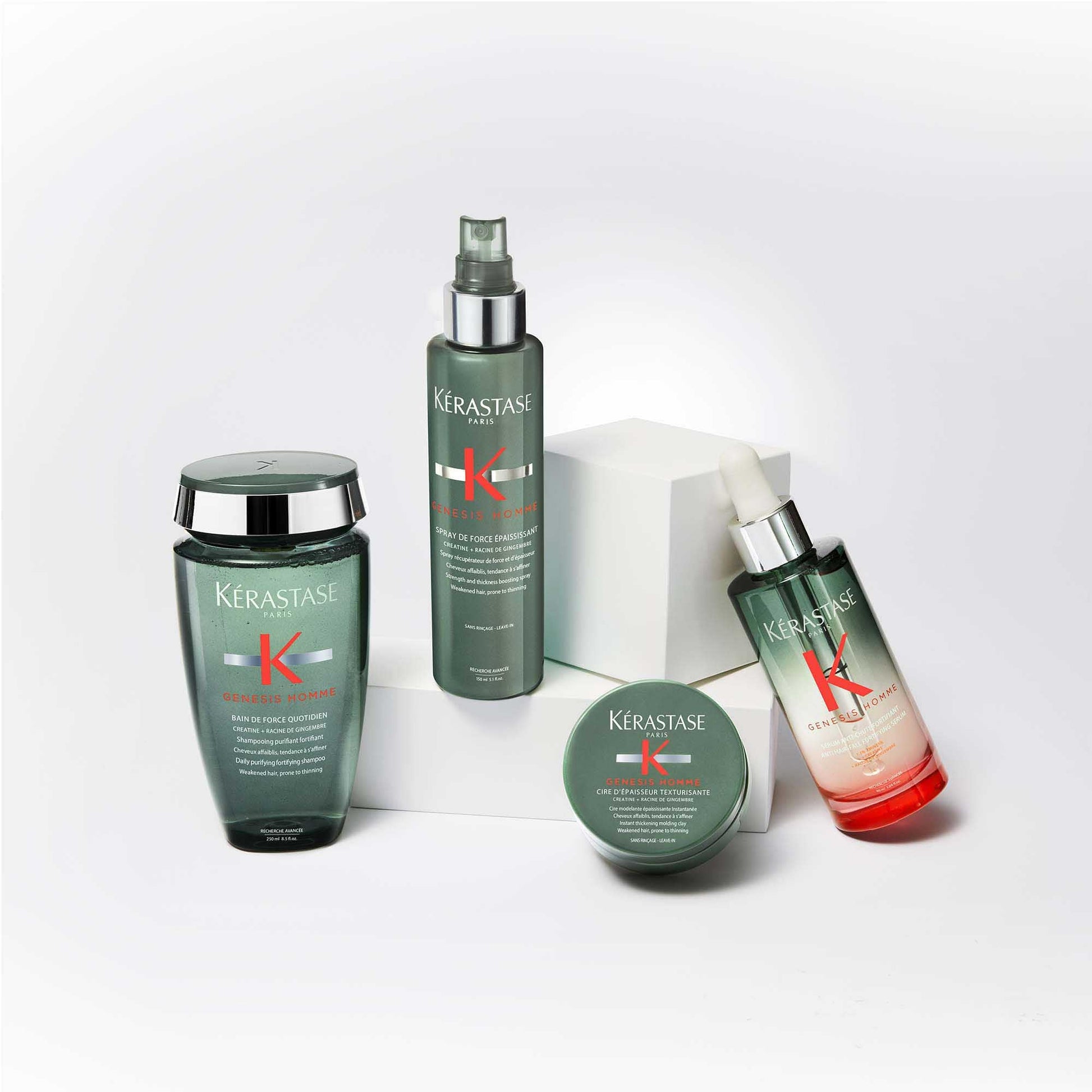 Kérastase Genesis Homme Strength and Thickness Boosting Spray - Application