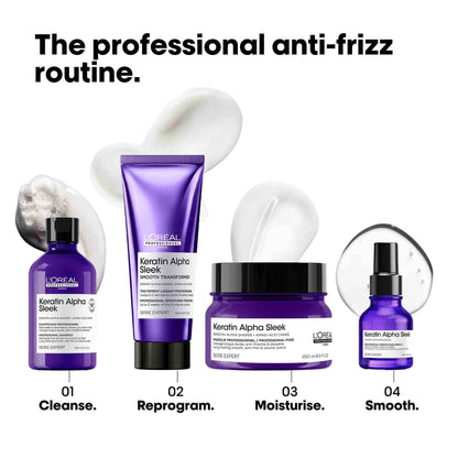 L'Oréal Professionnel Keratin Alpha Sleek Shampoo Refill Pack - Image 7