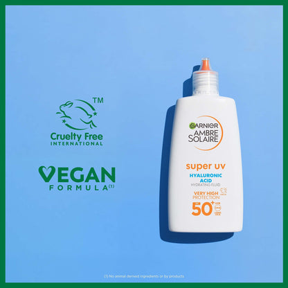 Garnier Ambre Solaire Ultra-Light Sensitive Sun Protection Face Fluid SPF50+ - Image 8