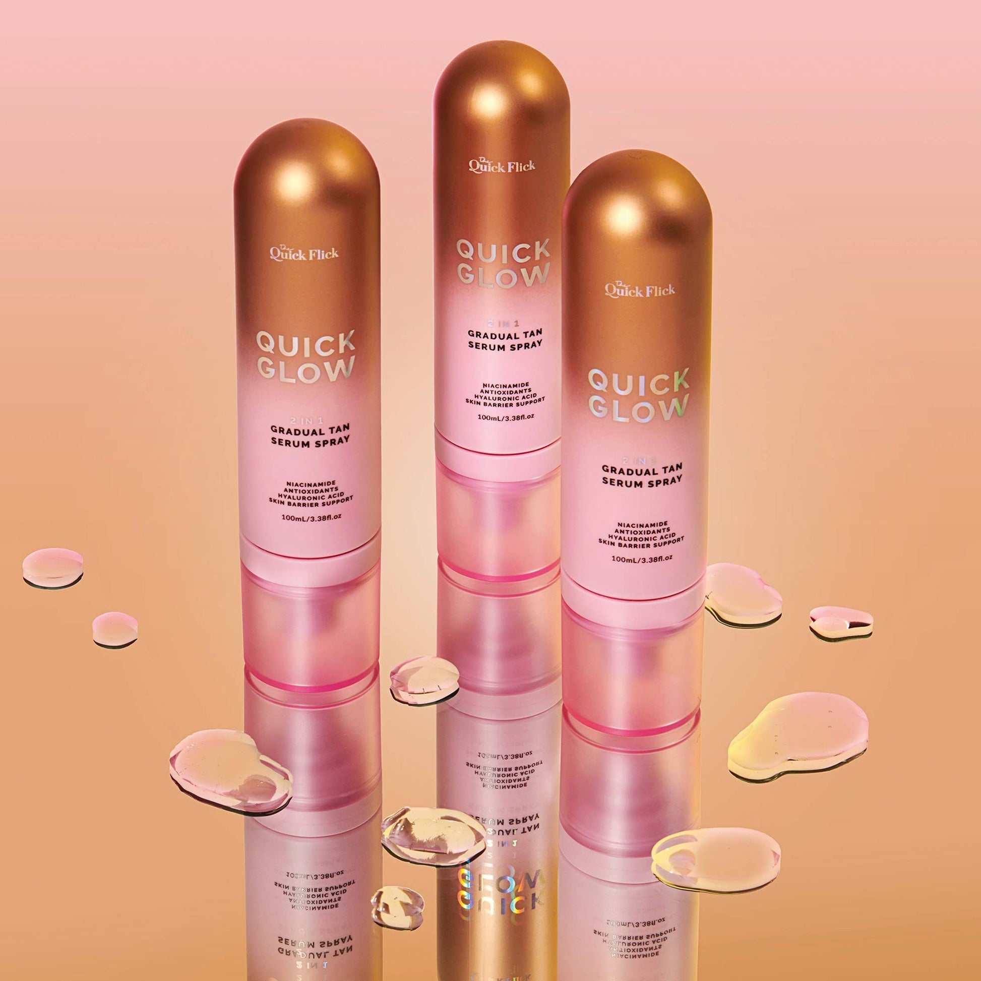 Quick Flick Quick Glow Gradual Tan Serum Spray - Image 5
