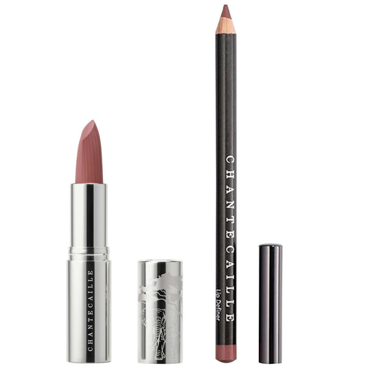 Chantecaille Signature Plum Mauve Pink Lip Duo - Plumeria & Tone