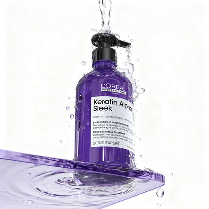 L'Oréal Professionnel Keratin Alpha Sleek Shampoo - Image 7