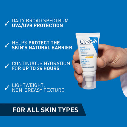 CeraVe AM Facial Moisturising Lotion SPF30 - Image 7
