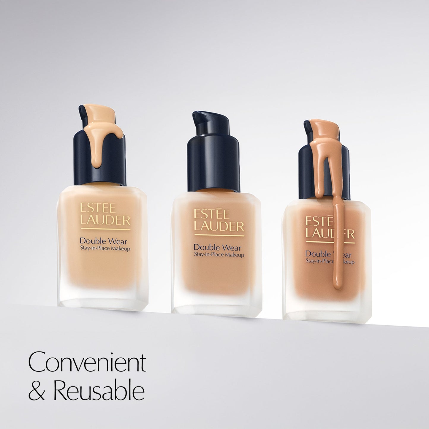 Estée Lauder Double Wear Stay-in-Place Foundation Pump - Application