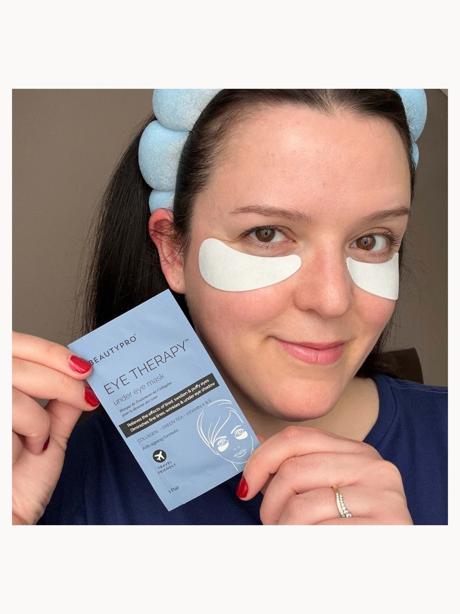 BEAUTYPRO Eye Therapy Under Eye Mask - Application