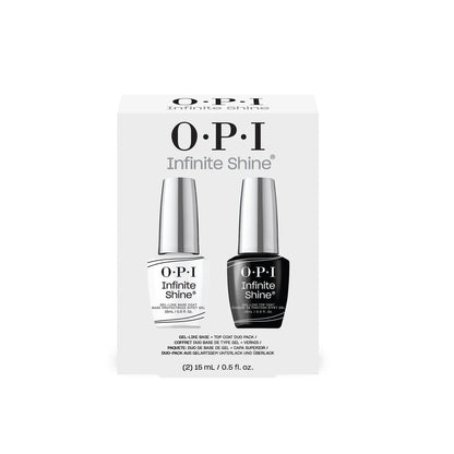 OPI Infinite Shine Malaga Wine Nail Polish with Base and Top Coat Duo Bundle - Application