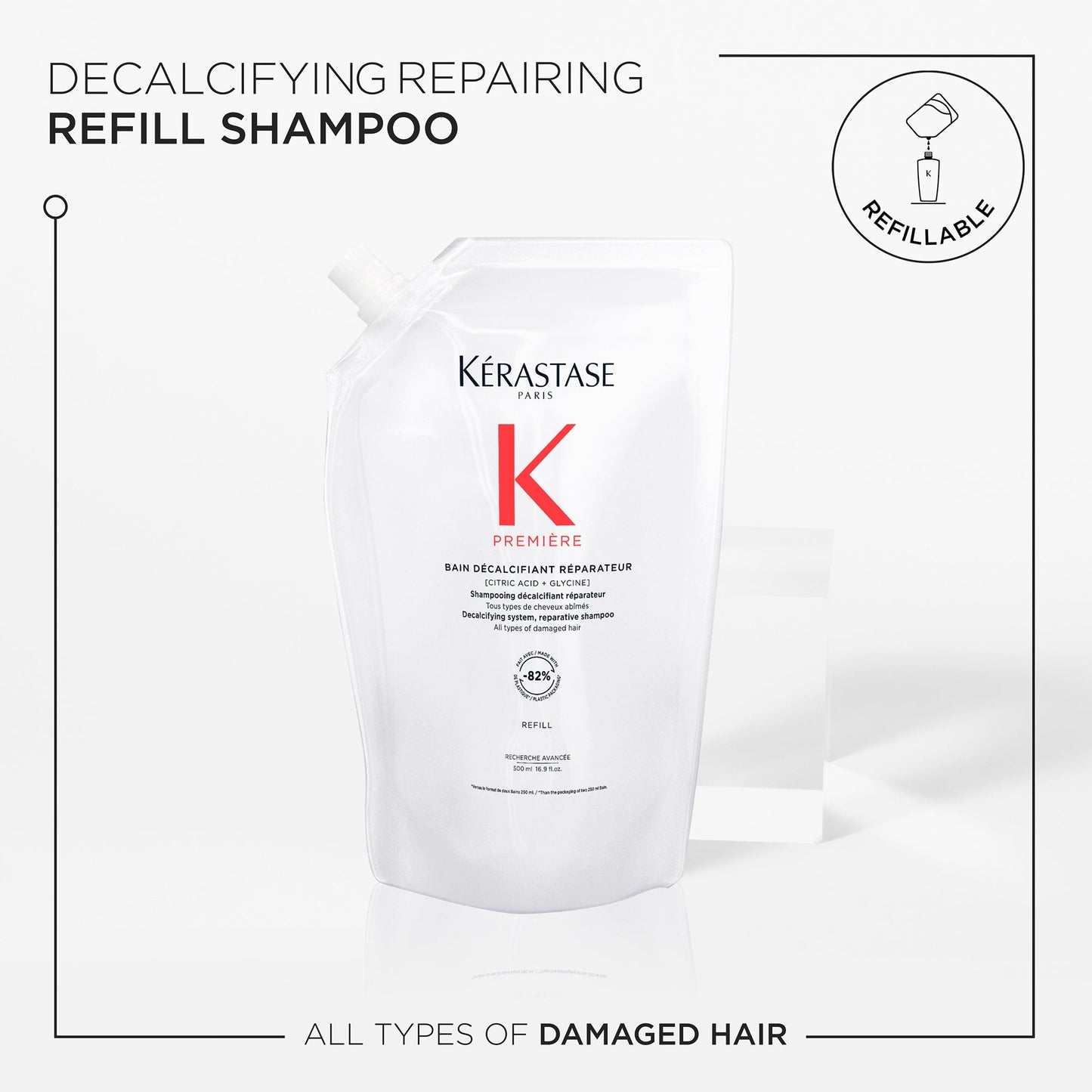 Kérastase Première Shampoo Decalcifying & Repairing Refill Pouch - Product Details