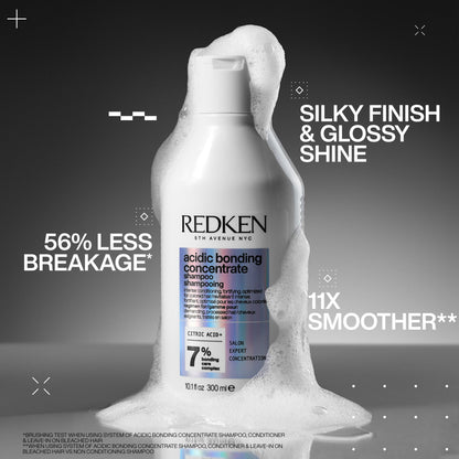 Redken Acidic Bonding Concentrate Shampoo and Conditioner Bundle - Application