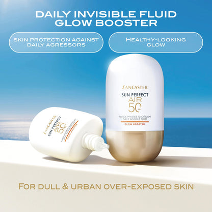 Lancaster Sun Perfect Air Daily Invisible Fluid SPF50 Glow Booster/1.3 oz - Product Details