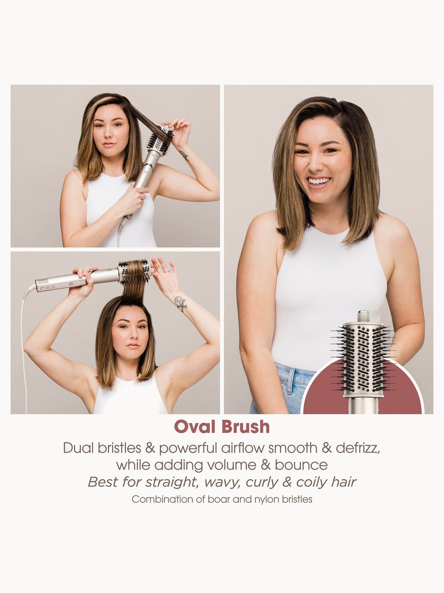 SHARK Beauty FlexStyle 5-in-1 Air Styler and Hair Dryer with Storage Case - Stone - Image 7