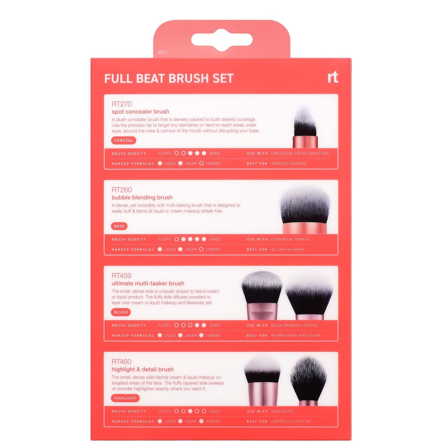 Real Techniques Full Beat Brush Set - Application