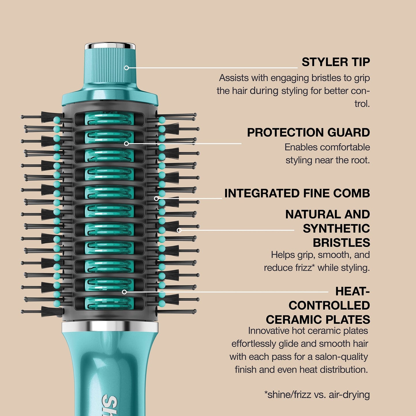 SHARK Glossi Hot Tool + Air Glosser - Jewel Teal - Image 11