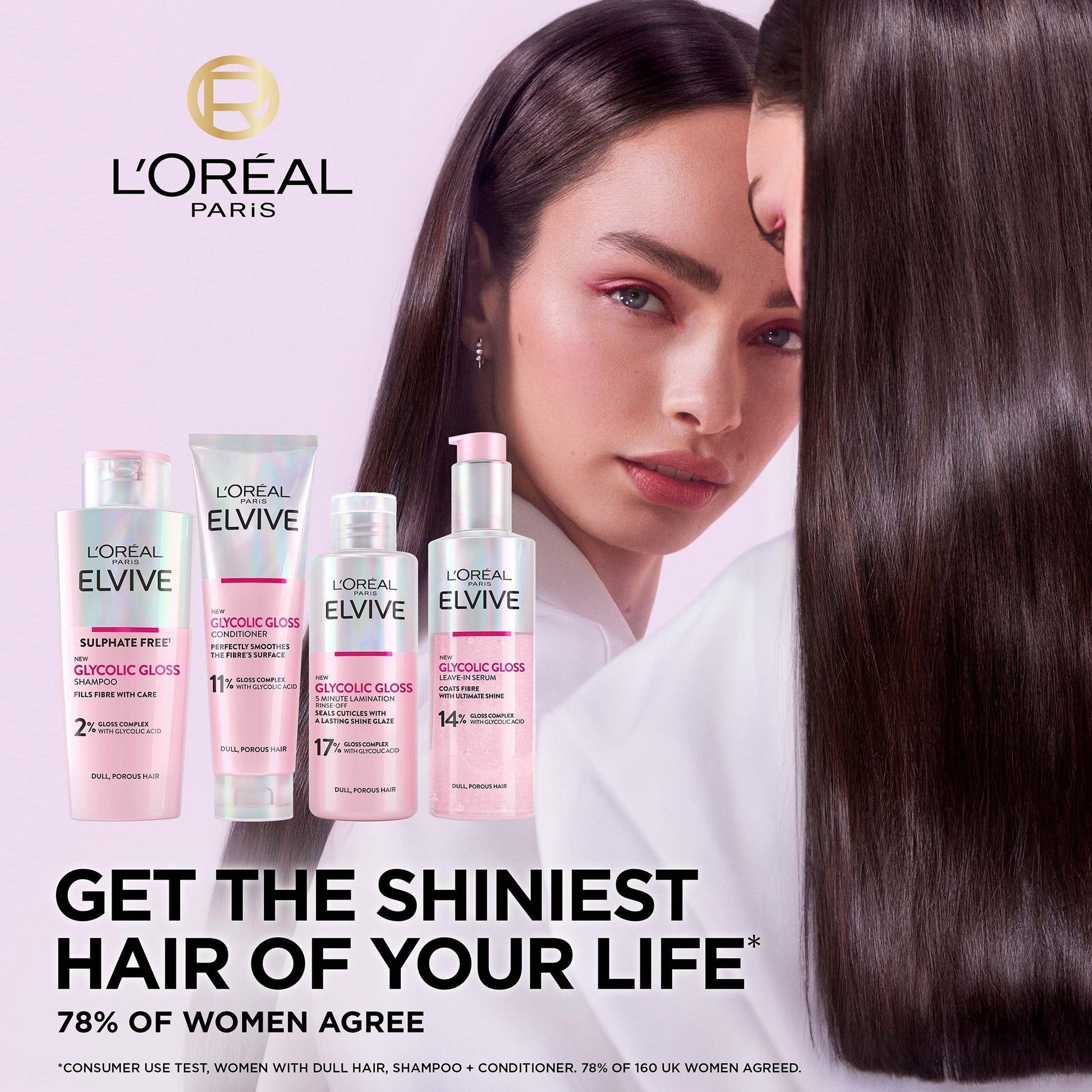 L'Oréal Paris Elvive Glycolic Gloss Glossing Routine for Dull Hair - Product Details
