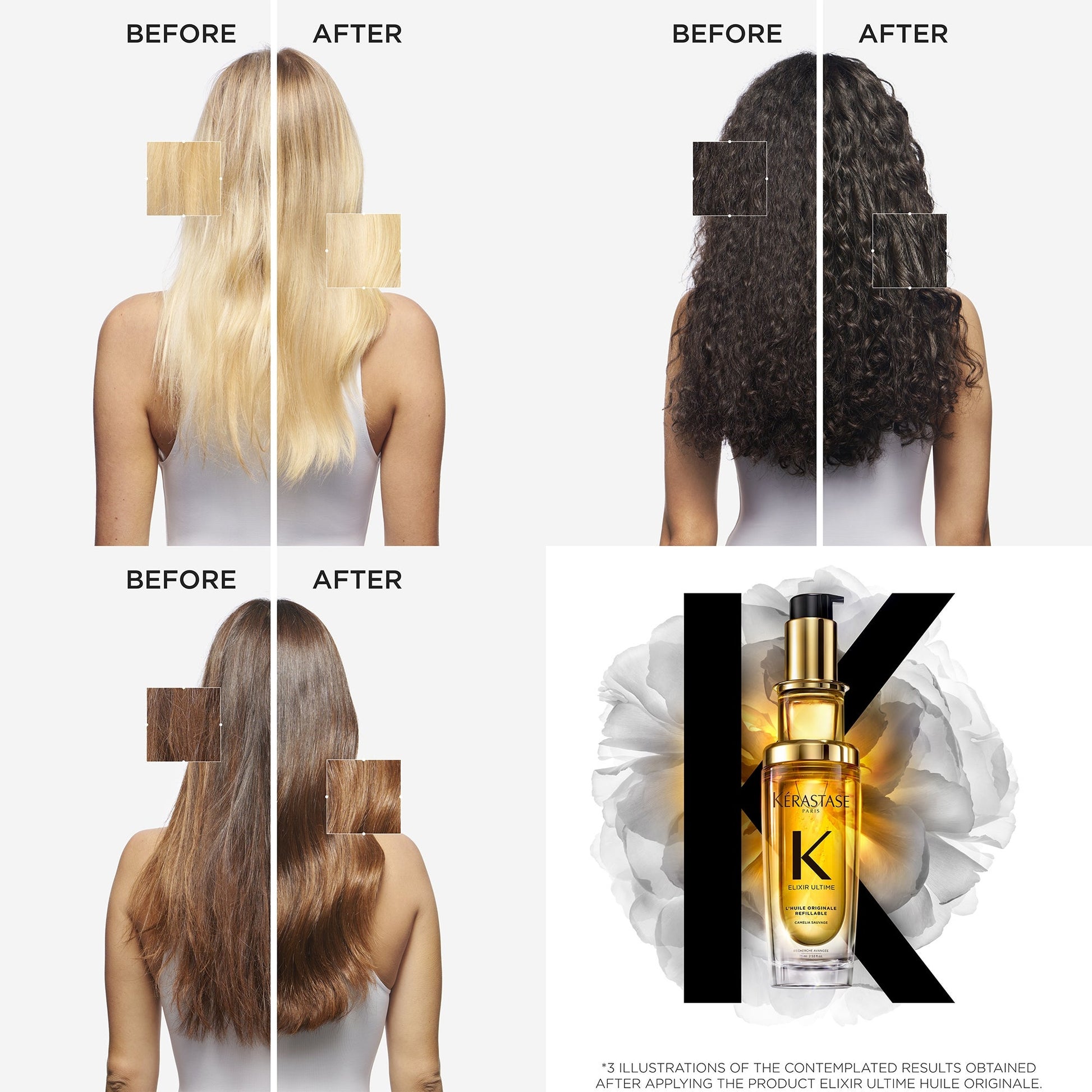 Kérastase Elixir Ultime Hair Oil L'Huile Originale Refillable - Image 4