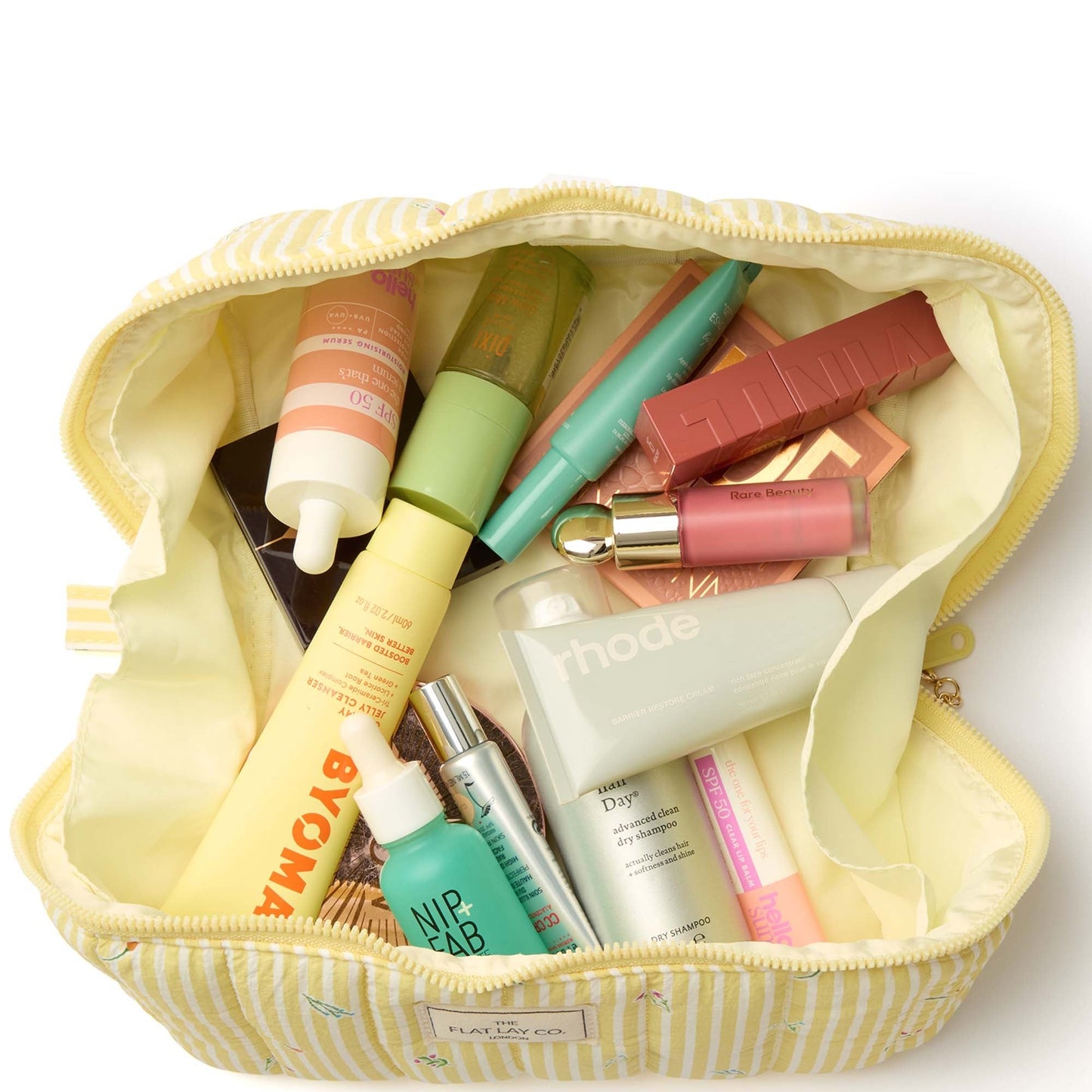 The Flat Lay Co. Marshmallow Flat Lay Makeup Box Bag - Flora - Image 6