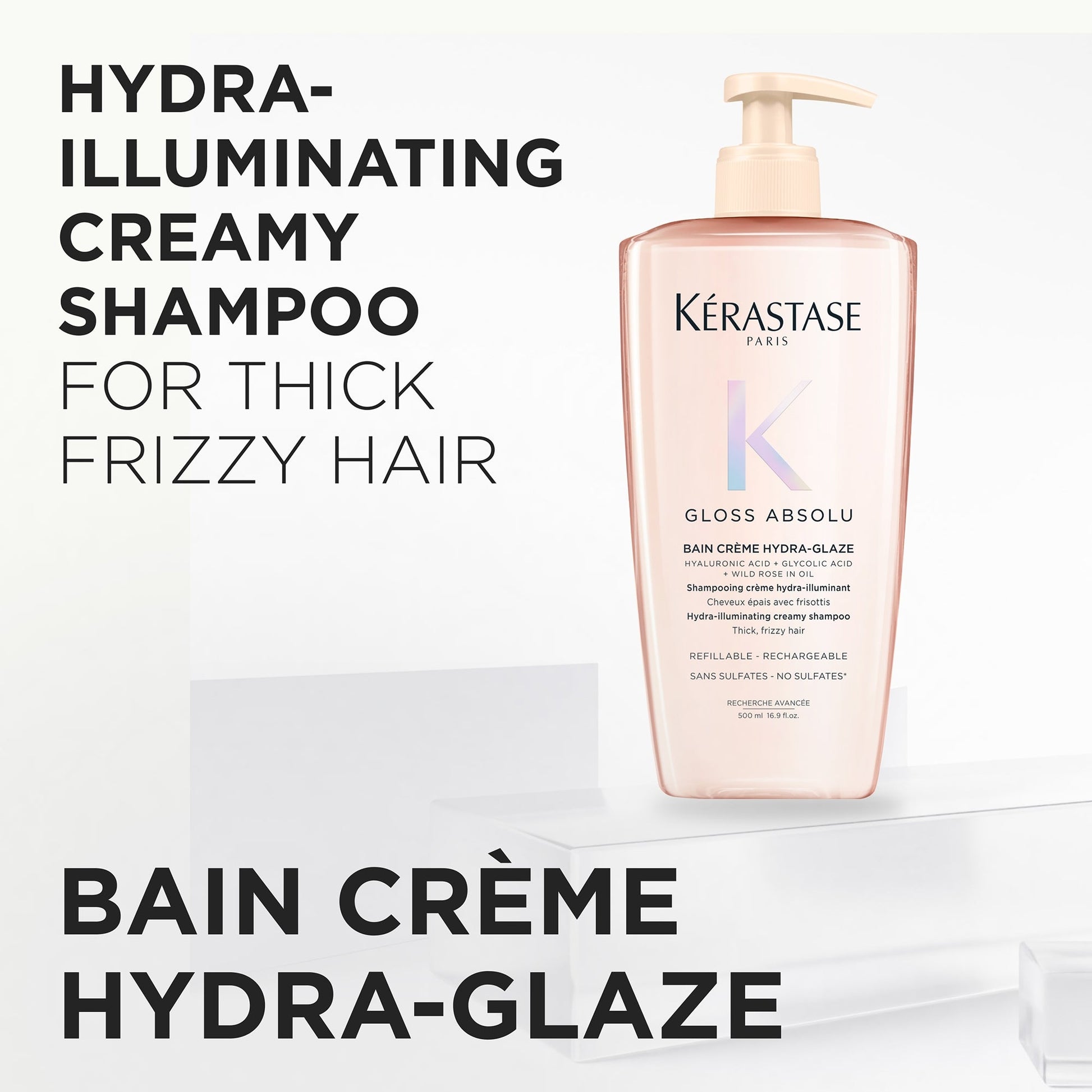 Kérastase Gloss Absolu Bain Crème Hydra-Glaze Shampoo - Image 7