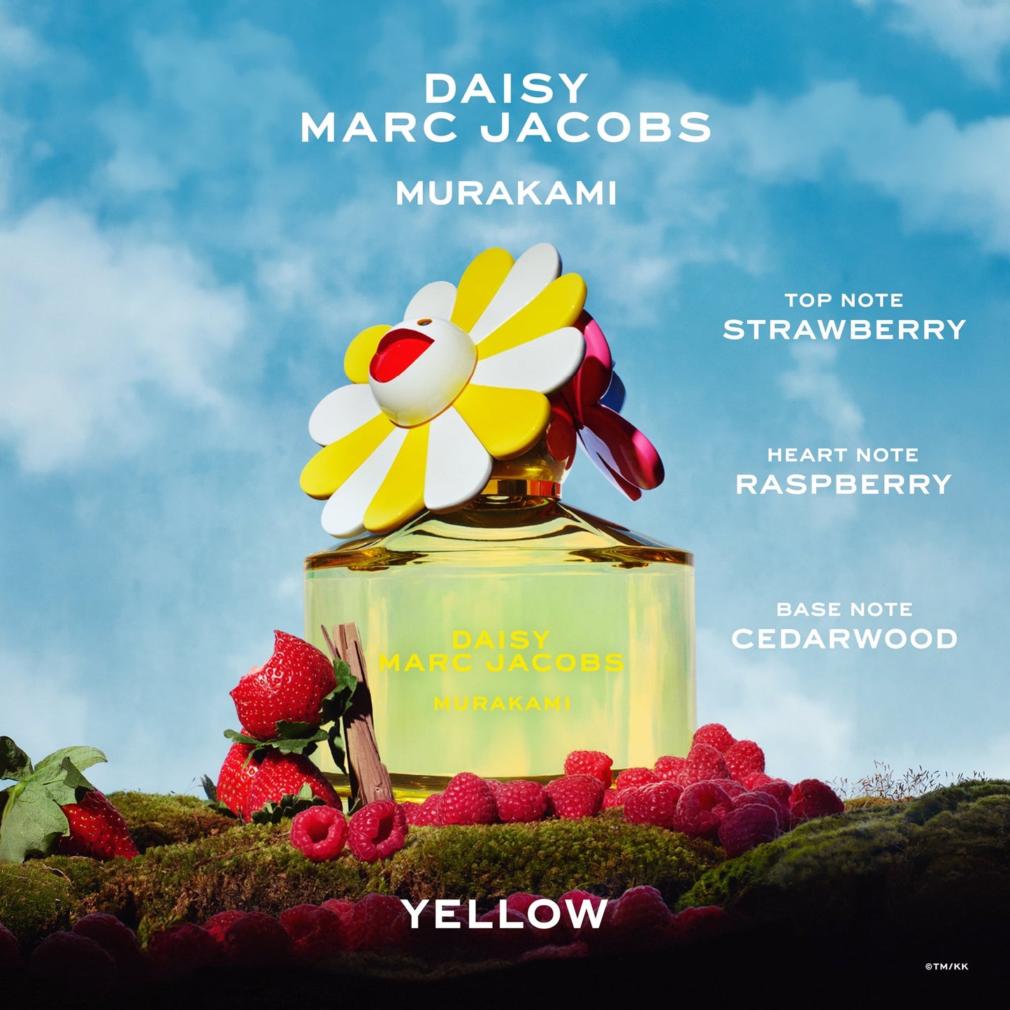 Marc Jacobs Daisy Murakami Yellow Eau de Parfum - Application