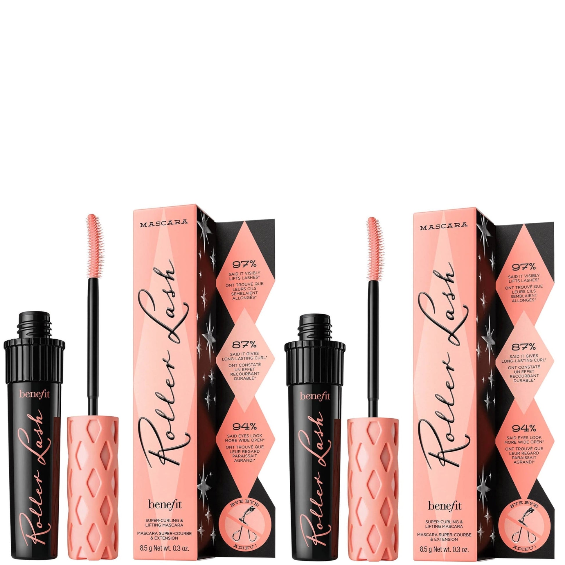 Benefit Roller Lash Lifting and Curling Mascara Duo - Black