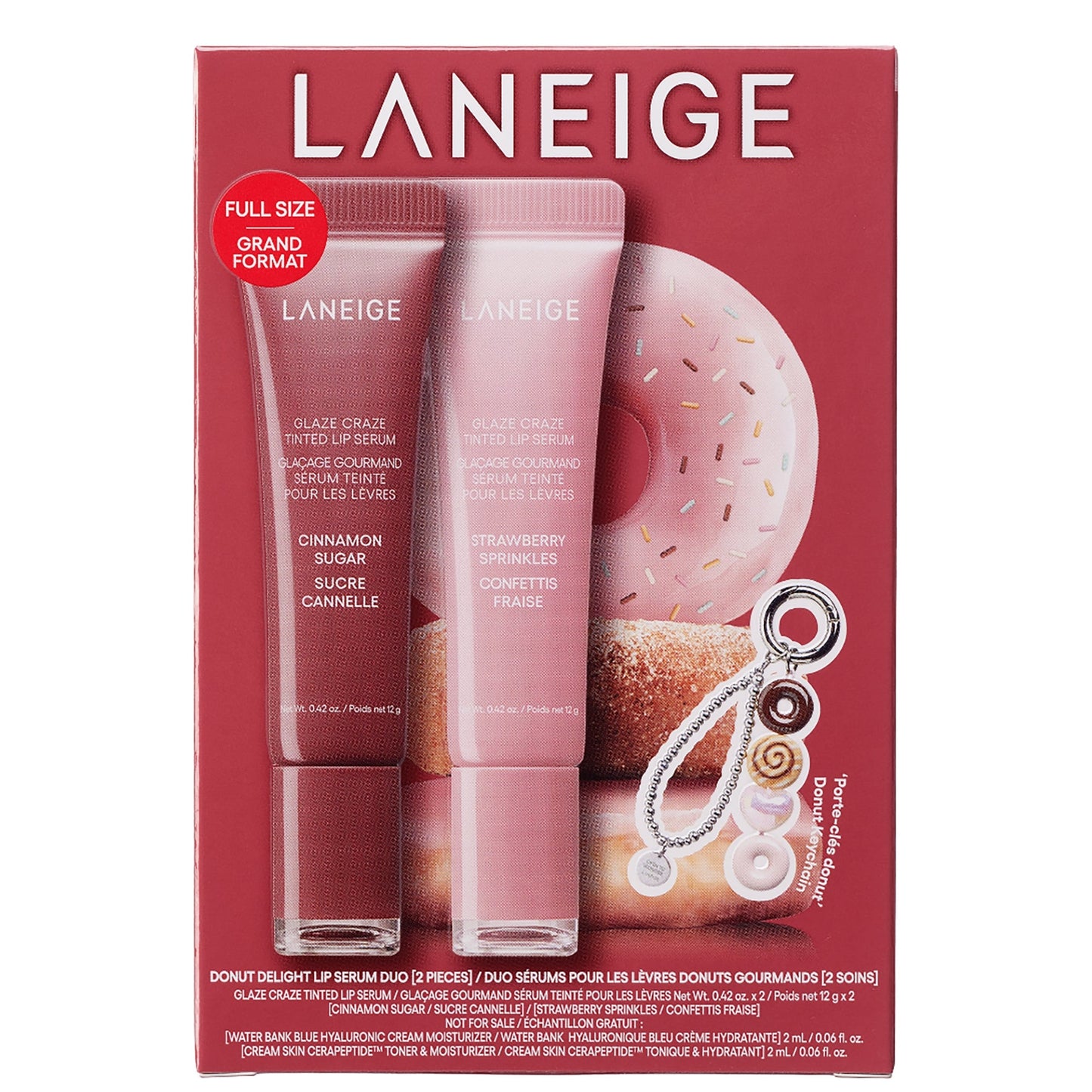 LANEIGE Donut Delight Lip Serum Duo Set - Product Details
