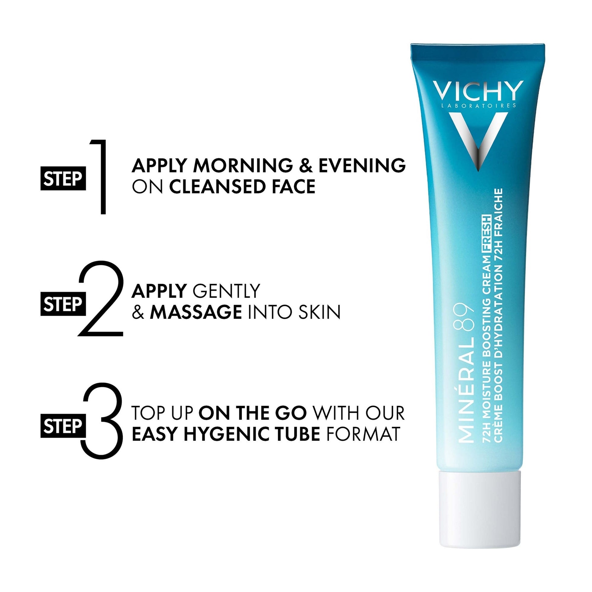 Vichy Minéral 89 72 Hr Hyaluronic Acid Moisture Boosting Cream - Image 7