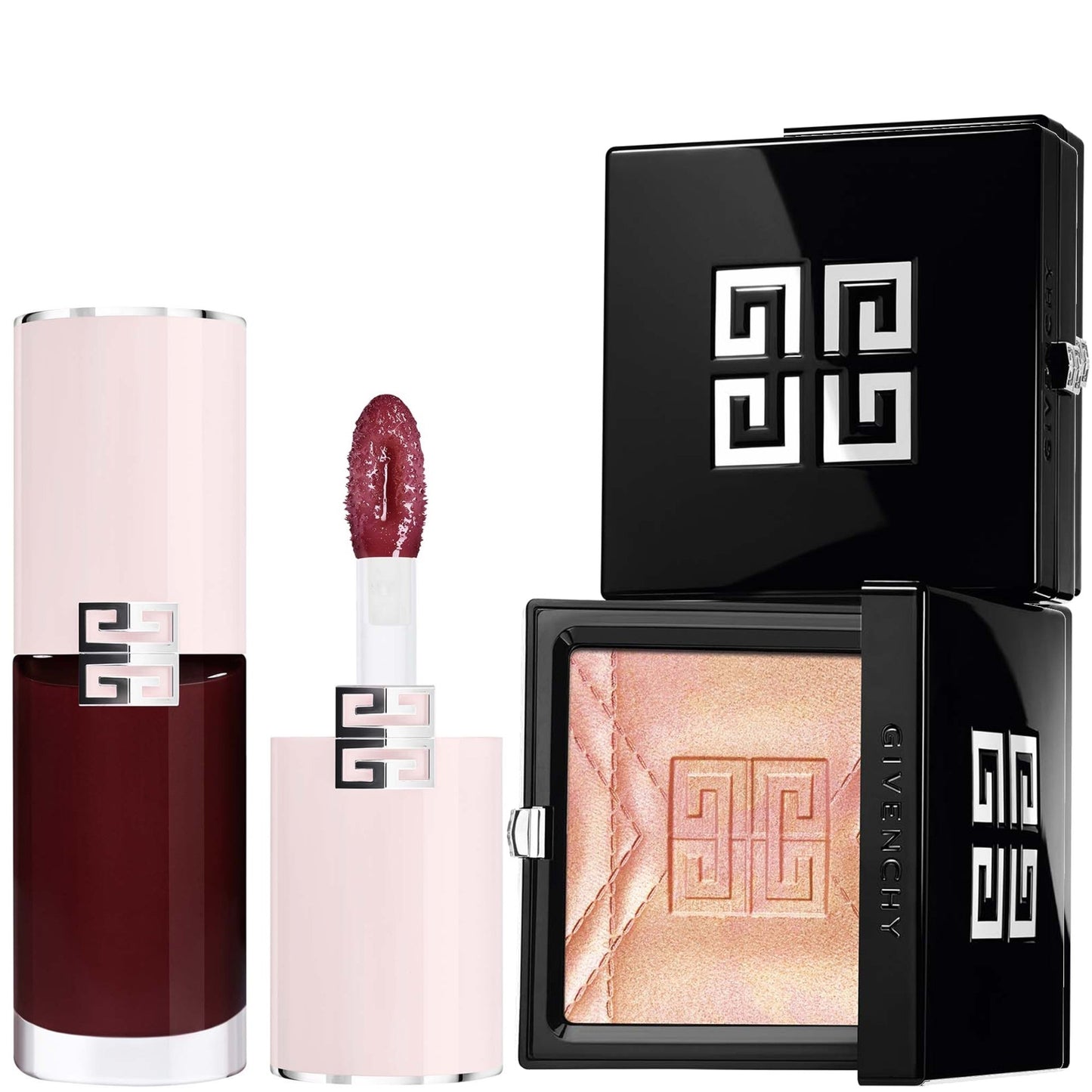 Givenchy Prisme Libre Highlighter Powder & Perfecto Serum Lip Oil Bundle