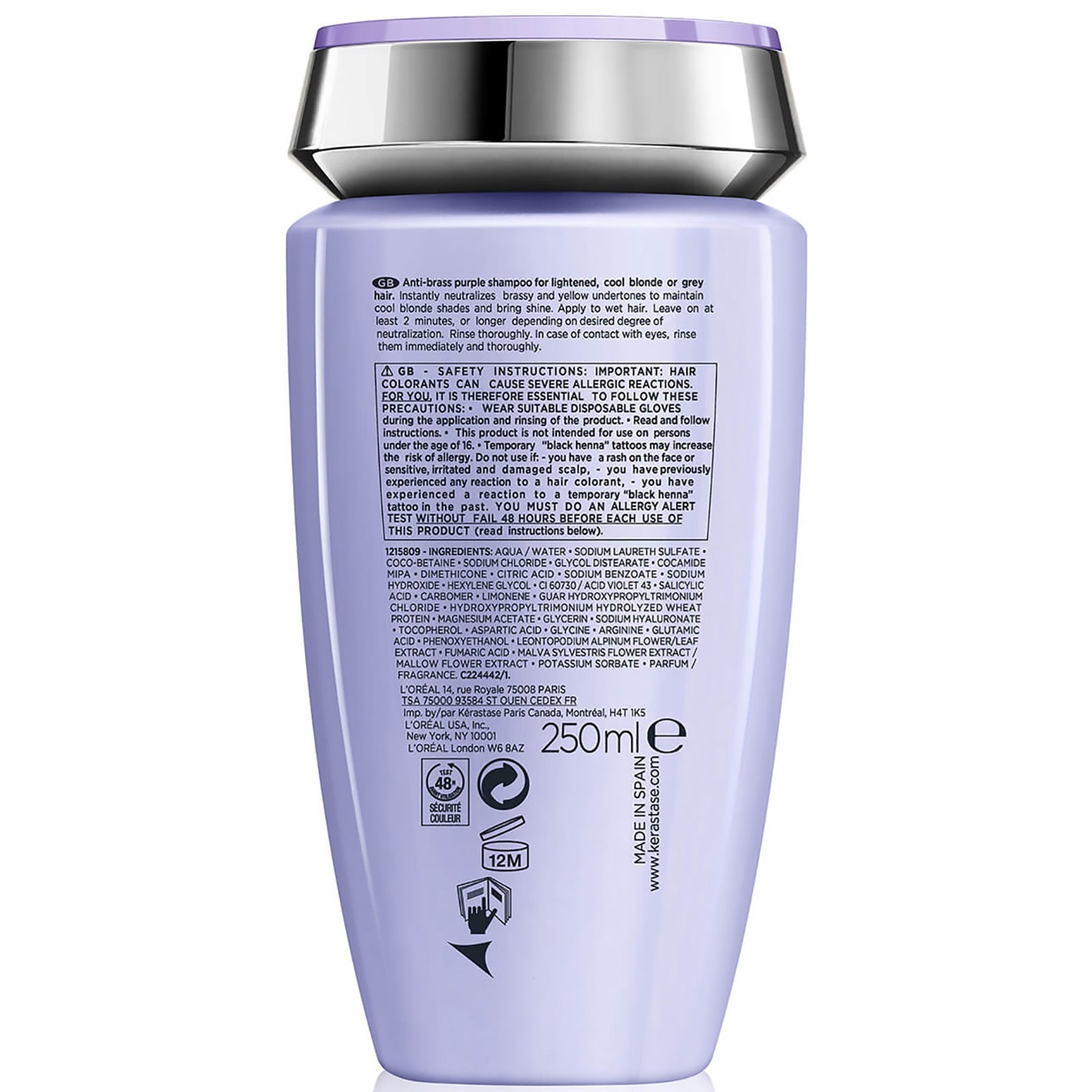 Kérastase Blond Absolu Bain Ultra Violet Shampoo - Product Details