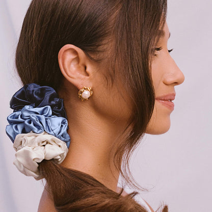 Slip Pure Silk Large Scrunchies - Skye - Image 4