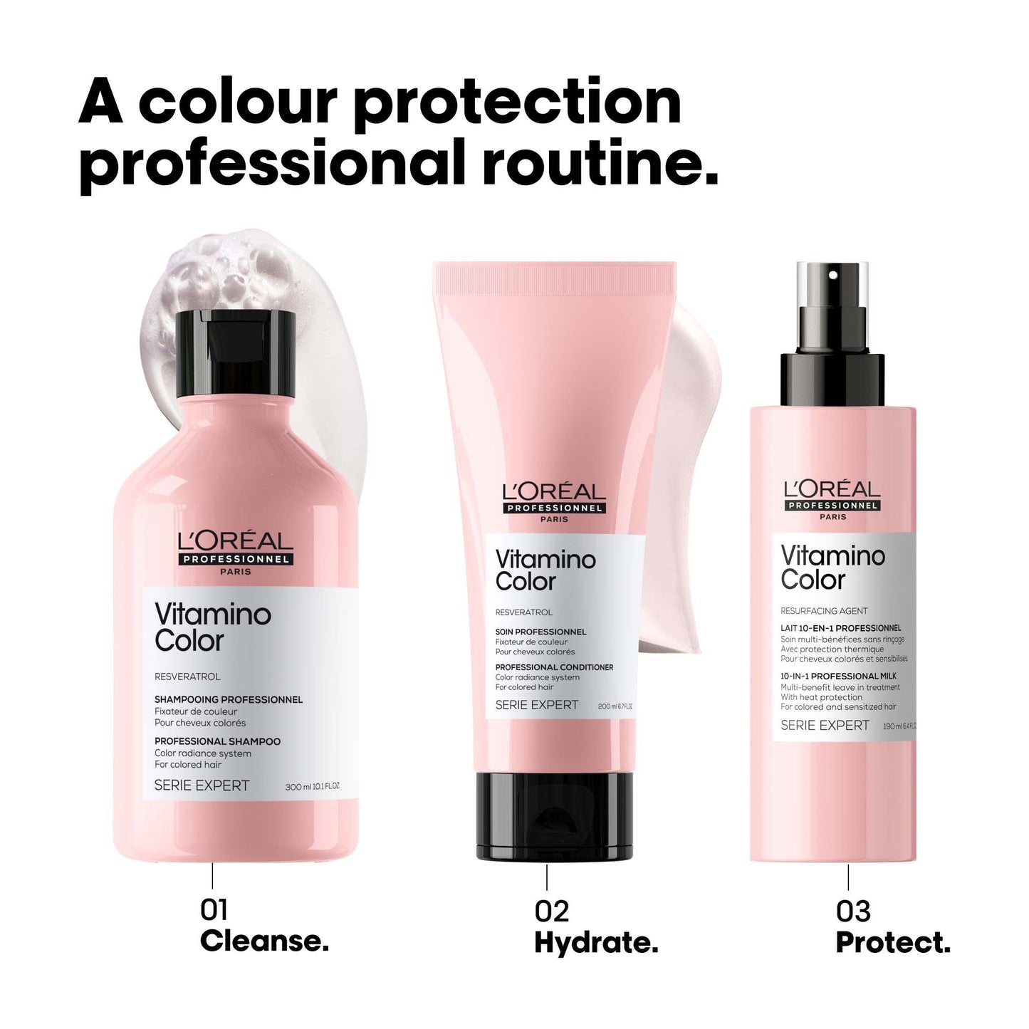 L'Oréal Professionnel Vitamino Colour Shampoo & Conditioner Bundle Set - Image 4