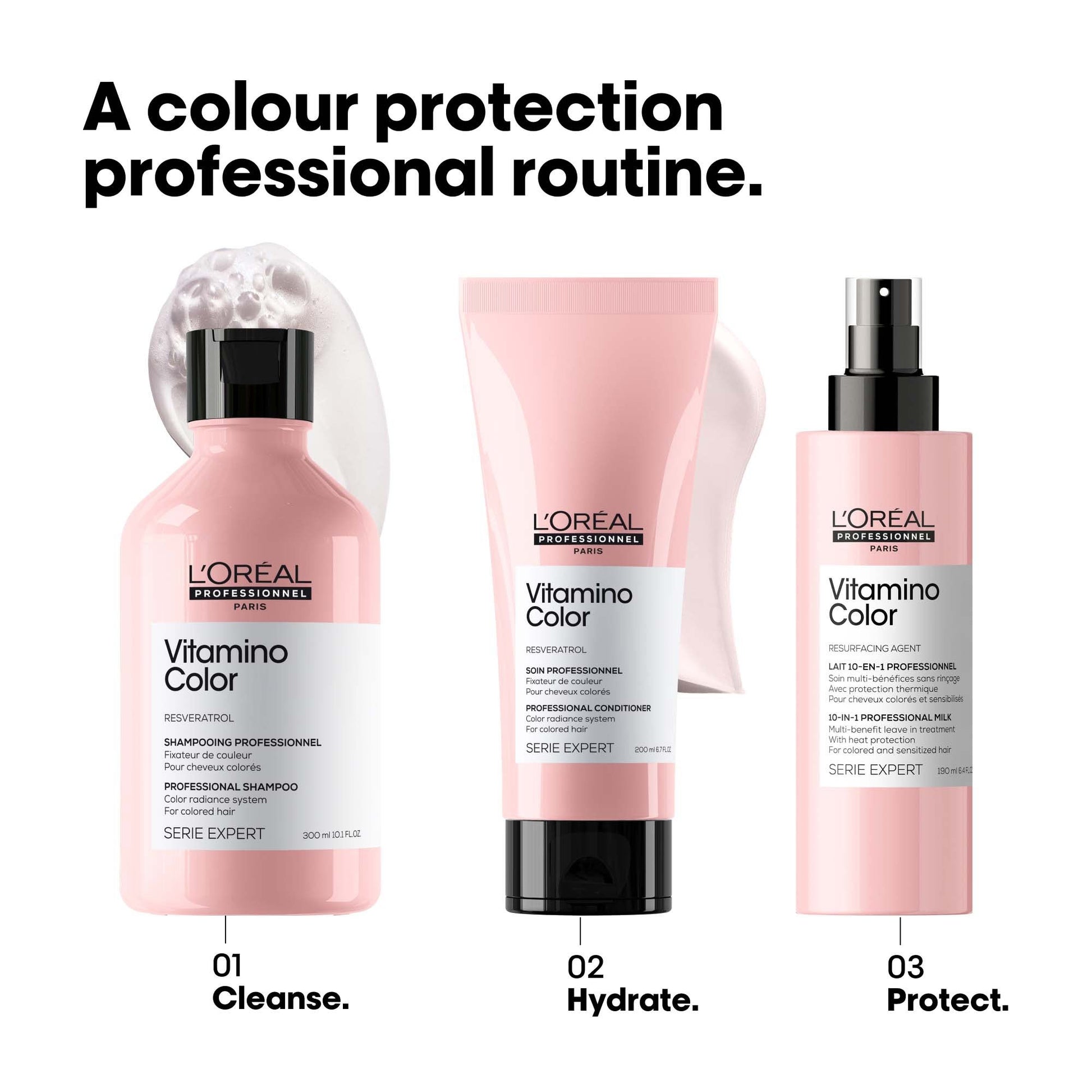 L'Oréal Professionnel Vitamino Colour Shampoo & Conditioner Bundle Set - Image 4